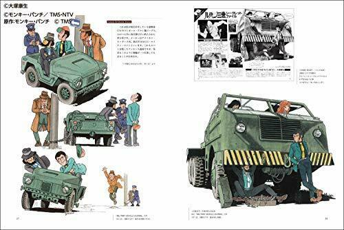 Yasuo Otsuka Mechanical Artworks 'Lupin the 3rd, Car & Locomotives' (Art Book)_3