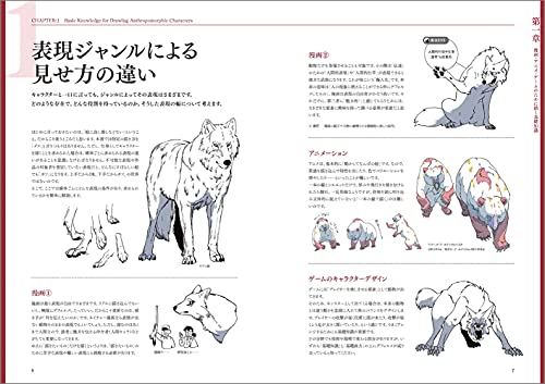 How to Draw Beastman Tips for Designing Anthropomorphic Characters Art Book NEW_3