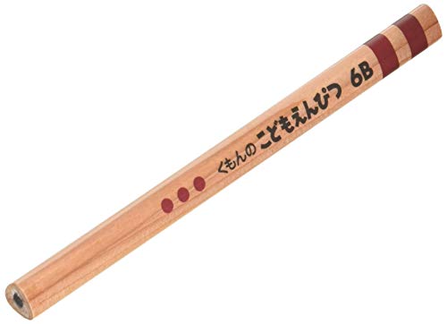 Kumon Children's Pencil 6B (6 pieces) Educational Goods ‎SE-13 for 2-4 years old_2