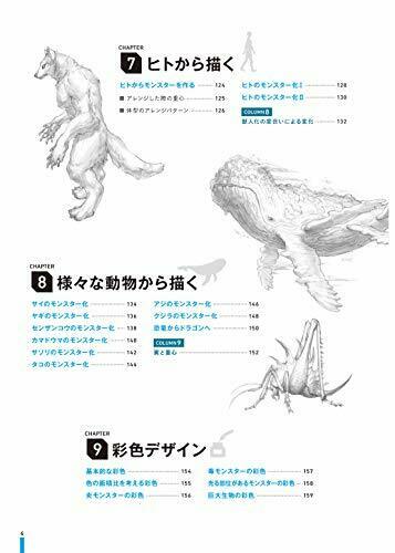 Learning from Real Animals Monster Design Technique (Book) NEW from Japan_4