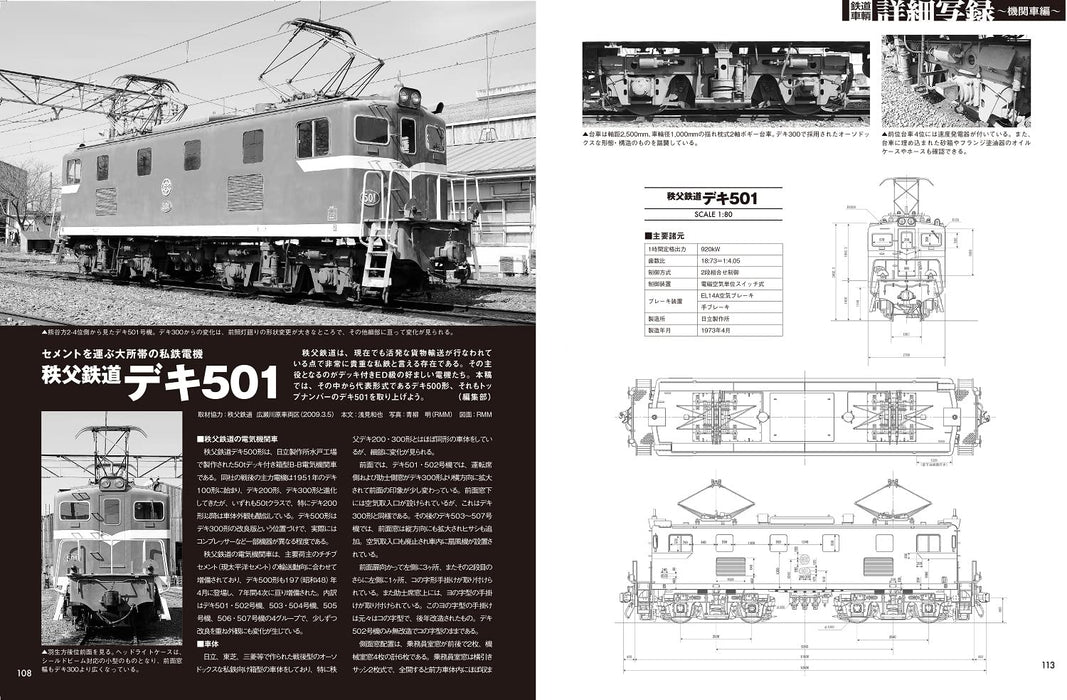 Railroad Car Detailed Photo Book -locomotive ver.- (Book) Corner of RM Models_3