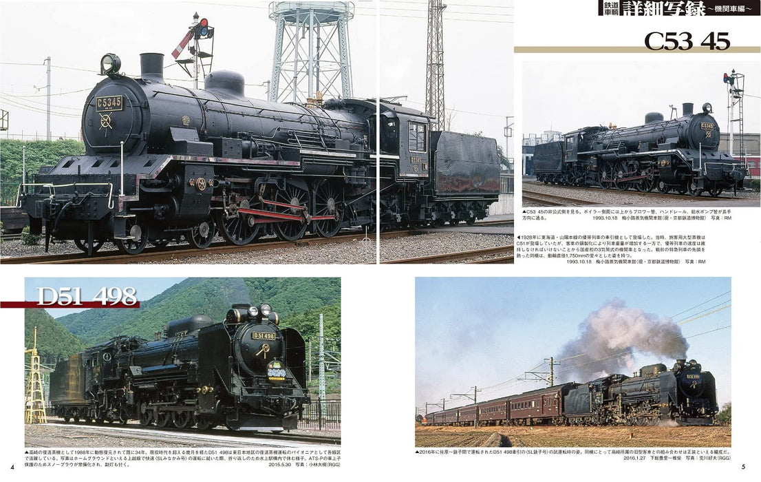 Railroad Car Detailed Photo Book -locomotive ver.- (Book) Corner of RM Models_5