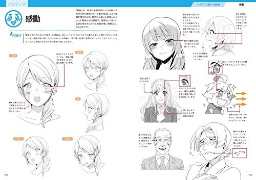 How to Draw Manga Facial Expression Technique Book NEW from Japan_6