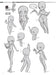 SUPER DEFORMED POSE Collection Girl Character w/CD How to Draw Anime Manga Book_3