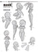 SUPER DEFORMED POSE Collection Girl Character w/CD How to Draw Anime Manga Book_4