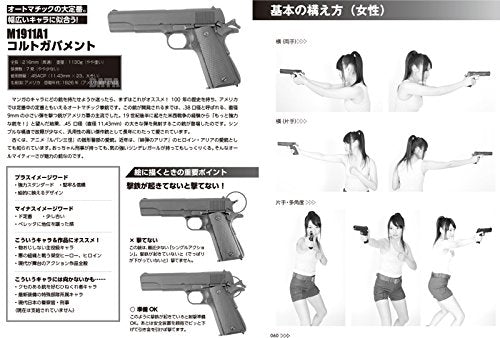 How To Draw Gun Pistol Rifle Action Combat Pose Manga Anime Book with CD-ROM NEW_5