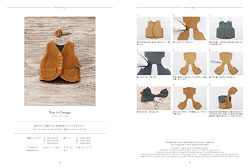 Doll Sewing Book Hanon Cordinate Recipe Handmade Cloth Blythe Pullip NEW_3