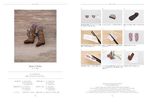 Doll Sewing Book Hanon Cordinate Recipe Handmade Cloth Blythe Pullip NEW_4