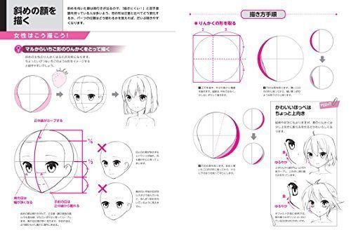 How to Draw Male and Female Faces Book NEW from Japan_5