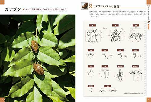 Realistic Insects Made With Tissue (Book) NEW from Japan_5