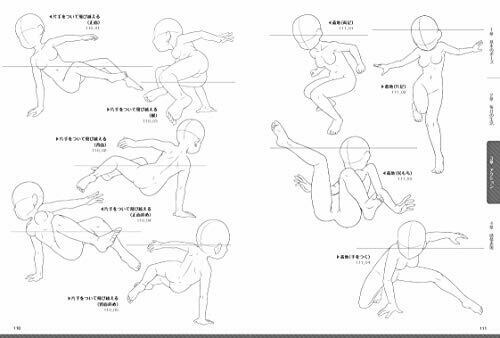 A Collection of Illustration poses with Low Head and Body Girls Ver. NEW_8