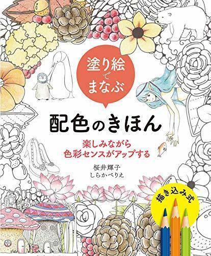Basic Color Schemes to Learn by Coloring (Book) NEW from Japan_1