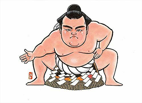 Hobby Japan Sumo Illustrator Kototsurugi Grand Sumo Art Book NEW_4