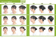 360 Degrees Hair Catalog for Illustrators Girl's Basic Hairstyle Ver. (Book) NEW_6