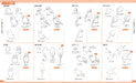 One Pencil! Easy Illustration Exercise Book People and Gestures (Book) NEW_9