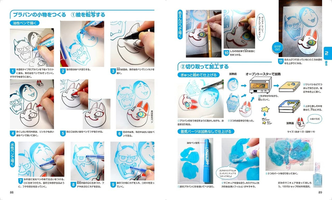 Illustration Techniques of the Toho Using Familiar Art Materials (Book) NEW_5