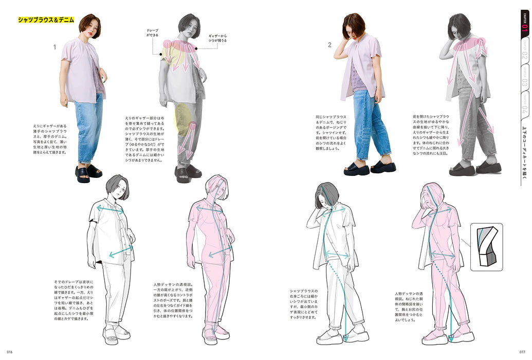 How to Draw Fashionable Clothing From Casual Wear to School Uniforms (Book) NEW_2