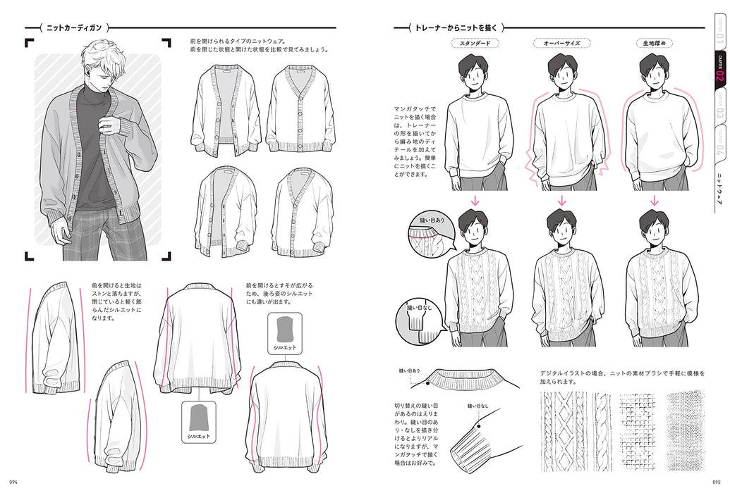 How to Draw Fashionable Clothing From Casual Wear to School Uniforms (Book) NEW_6