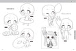 Hobby Japan Mini Chara Illustration Pose Basic w/CD-ROM included (Book) NEW_6