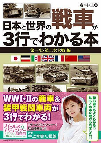 A book that Understands Japanese and World Tanks in Three Lines (Book) NEW_1