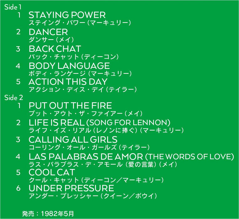 Queen LP Record Collection 20 Hot Space with Binyl Record LP DeAGOSTINI NEW_2