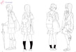 School Girl Illustration Book Cute uniform and Accessory How to Draw Anime Manga_4