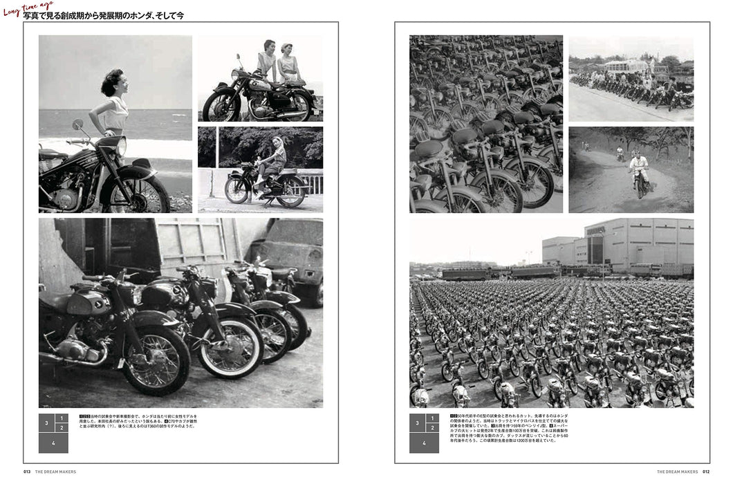 HONDA MOTORCYCLE THE DREAM MAKERS 70 years Books Yaesu Media Mook 578 Motorcycle_4