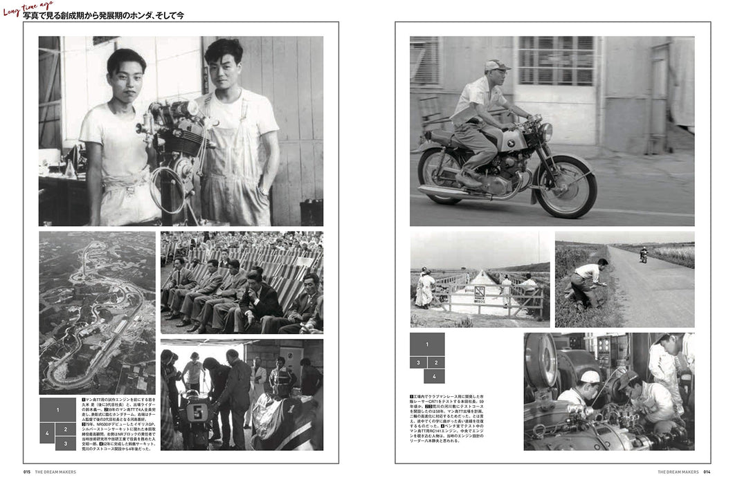 HONDA MOTORCYCLE THE DREAM MAKERS 70 years Books Yaesu Media Mook 578 Motorcycle_5