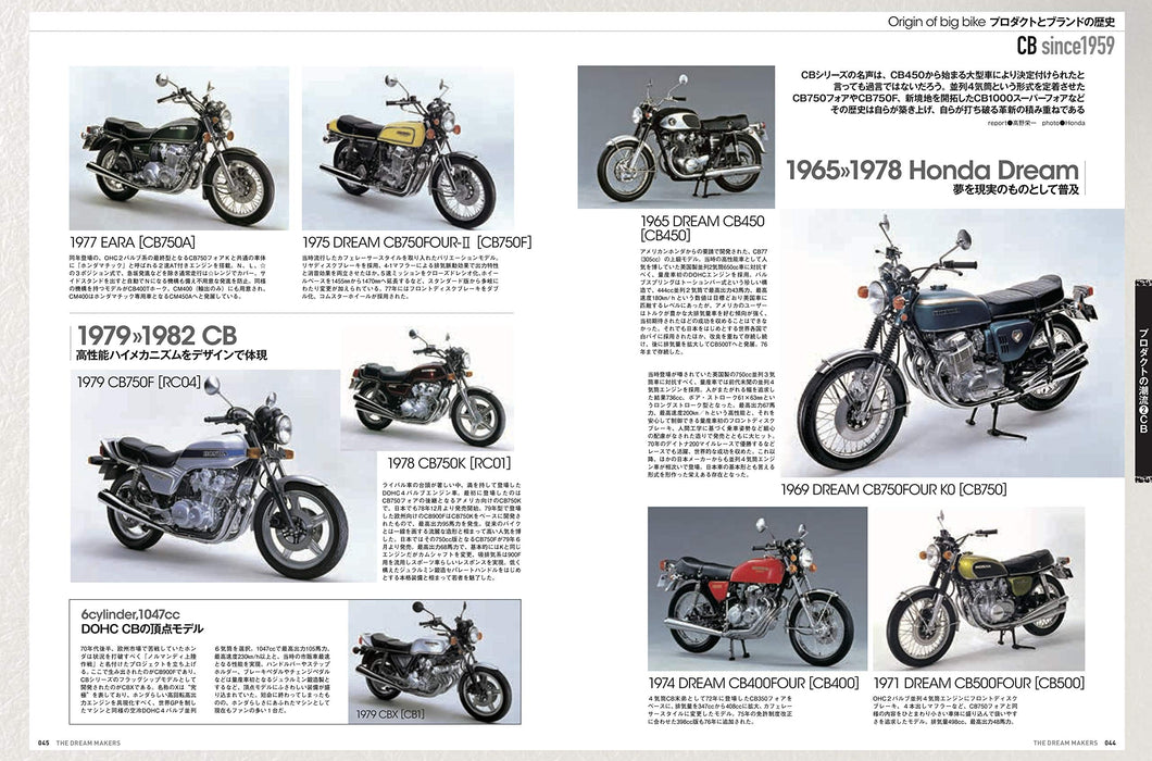 HONDA MOTORCYCLE THE DREAM MAKERS 70 years Books Yaesu Media Mook 578 Motorcycle_9