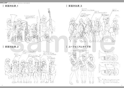 Sound Euphonium Official Design Works Japan Book Anime Kyoto Animation NEW_7