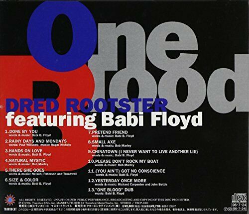 ONE BLOOD DRED ROOTSTER feat. BABI FLOYD KEITH RICHARDS JAPAN CD NEW_2
