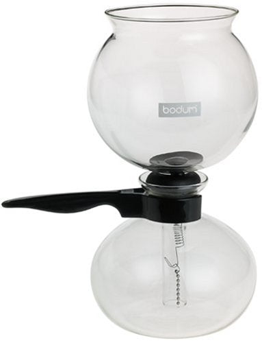 BODUM ePEBO siphon coffee maker 1.0L clear 1208-01 vacuum coffee pot Silicone_2