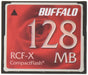 BUFFALO RCF-X128MY Compact Flash 128MB W36.4xH42.8xD3.3mm for Digital Camera NEW_1