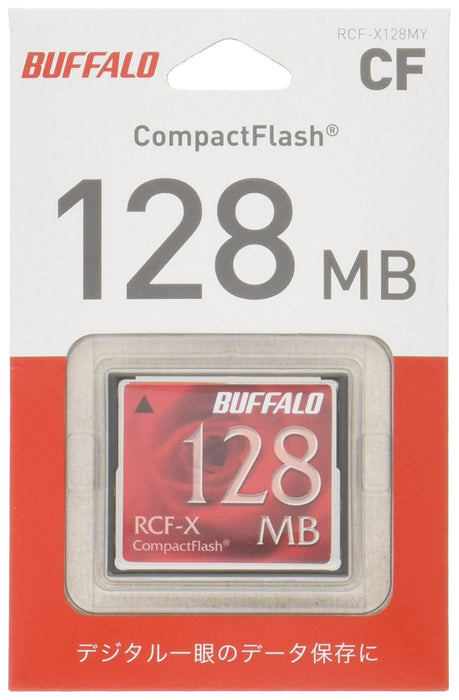 BUFFALO RCF-X128MY Compact Flash 128MB W36.4xH42.8xD3.3mm for Digital Camera NEW_2