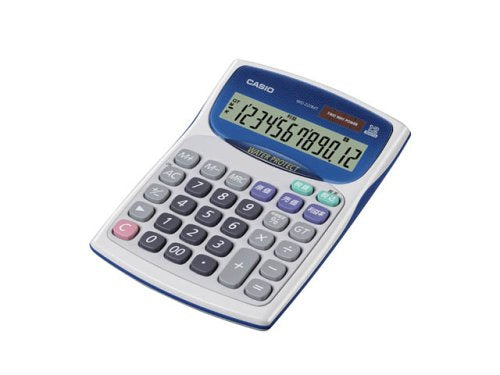 Casio Water/Dustproof Calculator Tax Calculator Desk Type 12 Digits WD-220MT-N_1