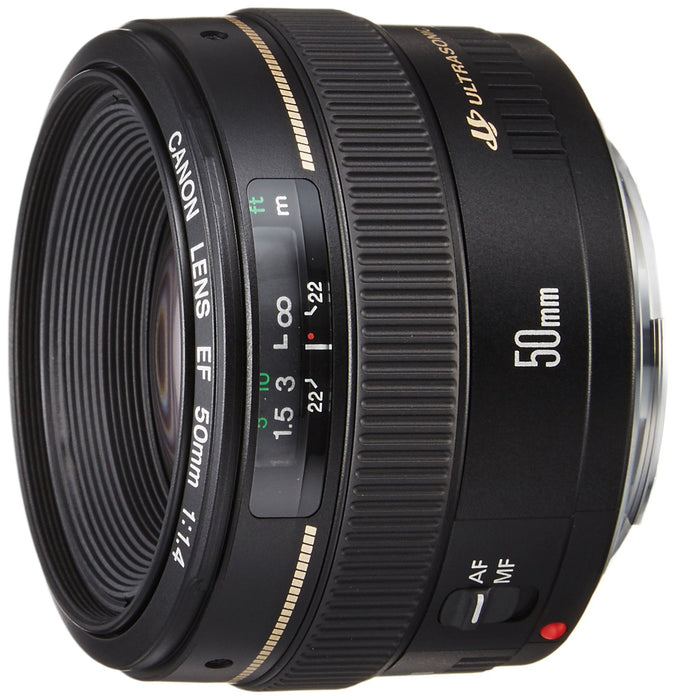 Canon Single Focus Standard Lens EF50mm F1.4 USM Full size compatible ‎EF501.4U_1