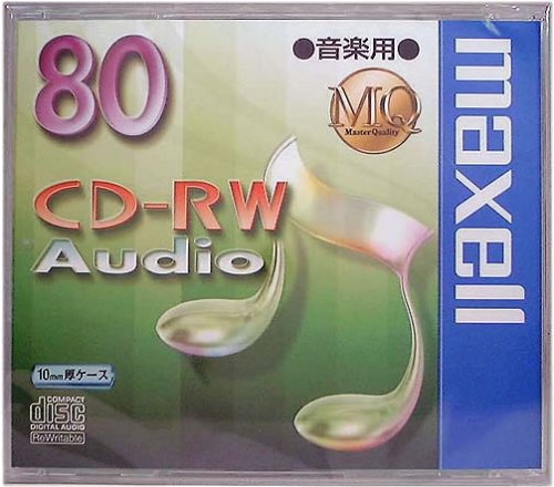 Maxell Blank CD-RW Digital Audio Music 80min CDRWA80MQ.1TP NEW from Japan_1