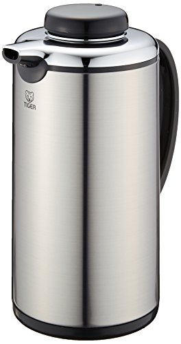Tiger Thermos Bottle 1L vacuum flask water stainless jug thermal pot Hot Silver_1