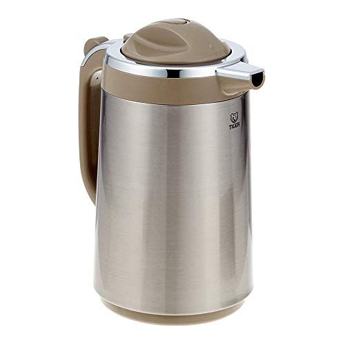 Tiger Glass Thermos Table Pot 1.02L Stainless Brown PRT-S100-XT NEW from Japan_2