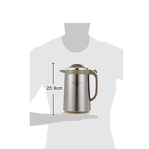 Tiger Glass Thermos Table Pot 1.02L Stainless Brown PRT-S100-XT NEW from Japan_5