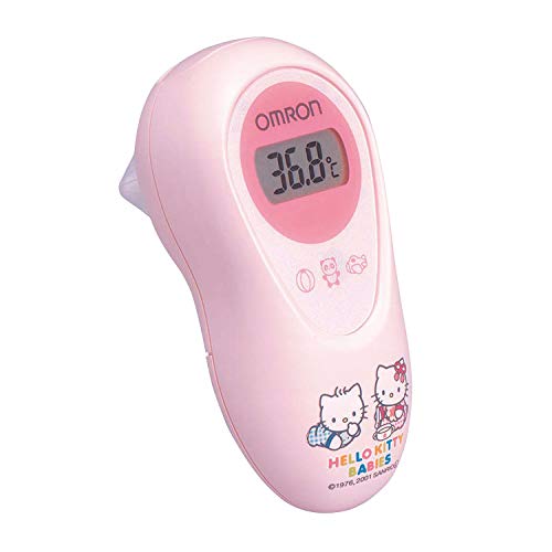 Omron Ear Thermometer Hello Kitty Babys MC-581 NEW from Japan_1