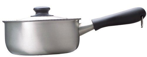 Stainless Steel YANAGI SORI Saucepan 18cm Matt Finish Made in Japan NEW_5