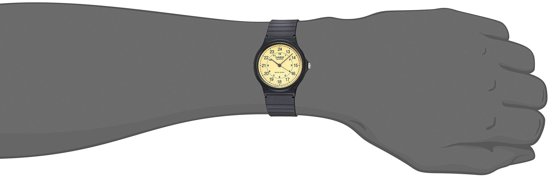 CASIO Wrist Watch EAW-MQ-24-9B Black Water Resist Resin Case & Band Quartz NEW_2