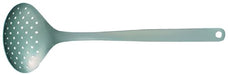 Yanagi Sori Japanese-made perforated ladle skimmer full-length 29.8cm stainless_1