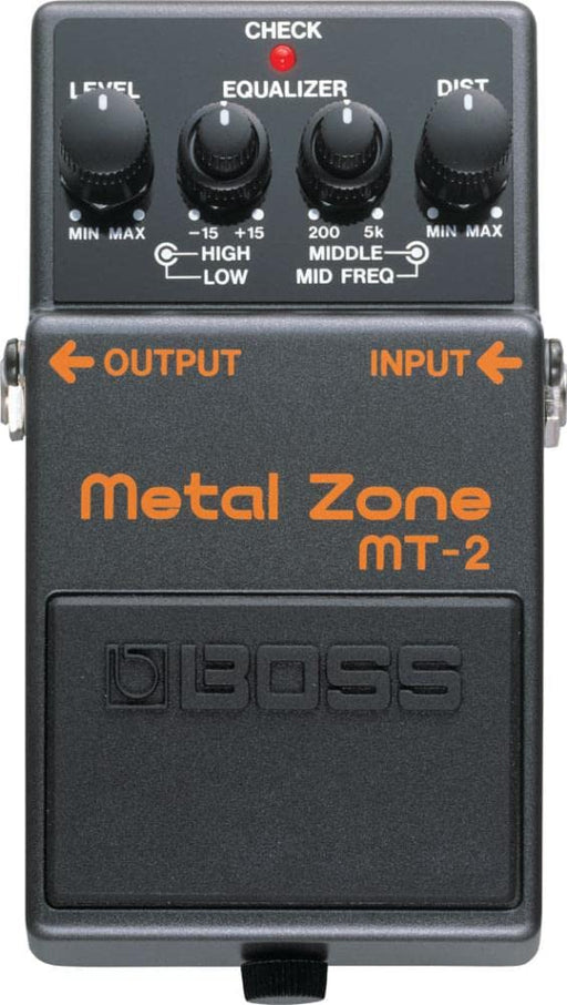 Boss MT-2 Metal Zone Guitar Effects Pedal Black Strongest strain in the series_1