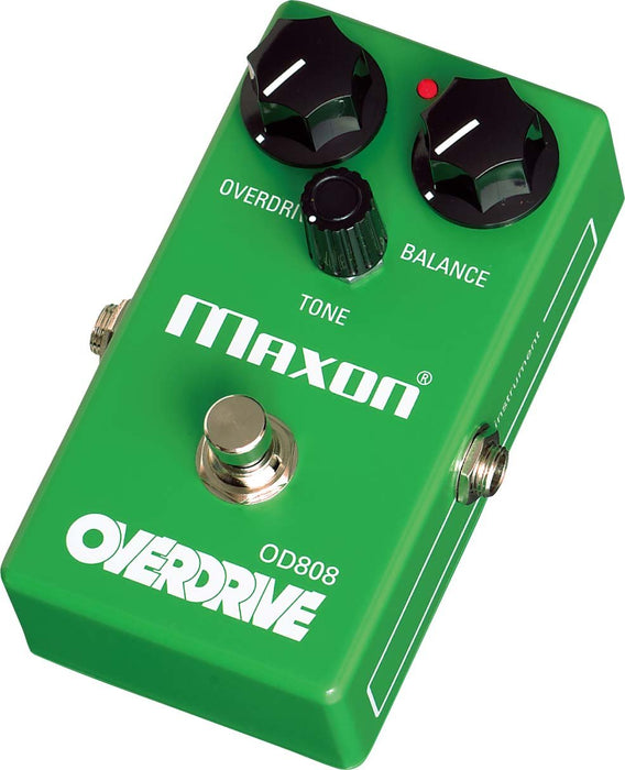 Maxon OD808 Reissue Series Overdrive Guitar Effects Pedal OVERDRIVE,BALANCE,TONE_1