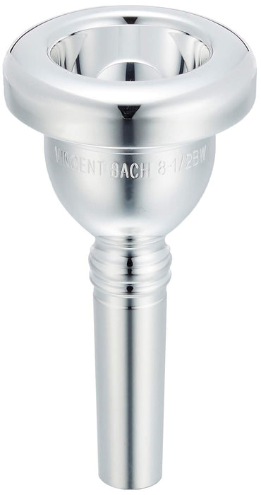 BACH trombone mouthpiece 8 1 / 2BW silver plated capillary thin tubes ‎3508HBW_1