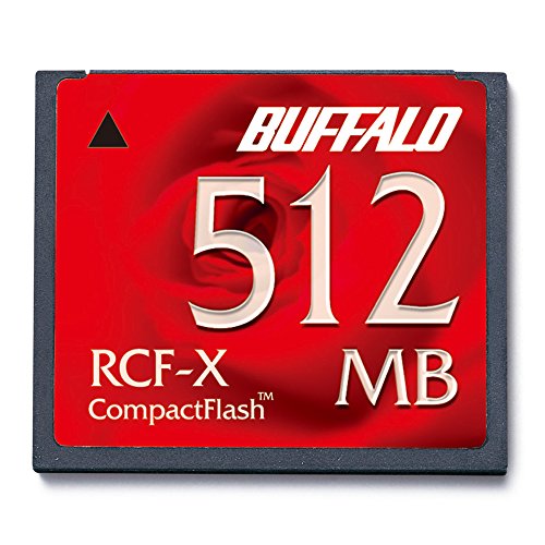 BUFFALO Compact Flash 512MB RCF-X512MY W36.4xH42.8xD3.3mm 15g 5V/3.3V NEW_1