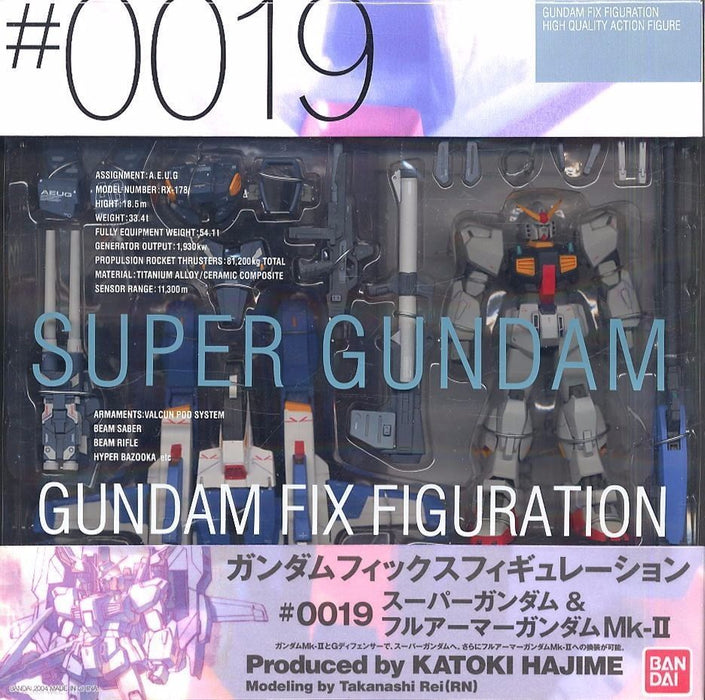 GUNDAM FIX FIGURATION #0019 SUPER GUNDAM & FULL ARMOR GUNDAM Mk-II BANDAI Japan_2