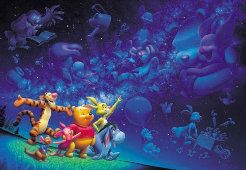 Tenyo 500 piece Disney star light fantasy glowing jigsaw Puzzle D-500-339 NEW_1